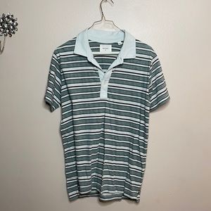 Men’s striped polo